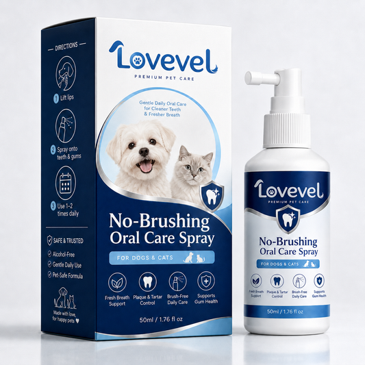 Lovevel™ 🍃No-Brushing Oral Care Spray for Dogs & Cats