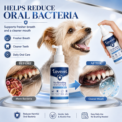 Lovevel™ 🍃No-Brushing Oral Care Spray for Dogs & Cats