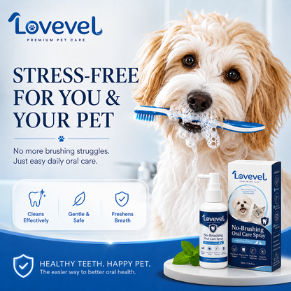 Lovevel™ 🍃No-Brushing Oral Care Spray for Dogs & Cats