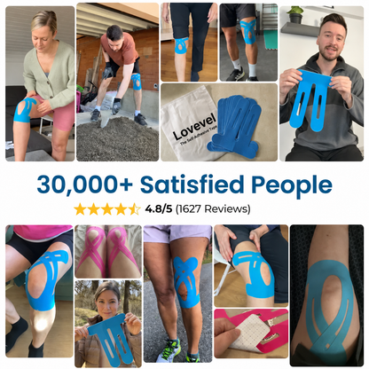 Lovevel™ Knee Pajamas — Pre-Cut Kinesiology Tape