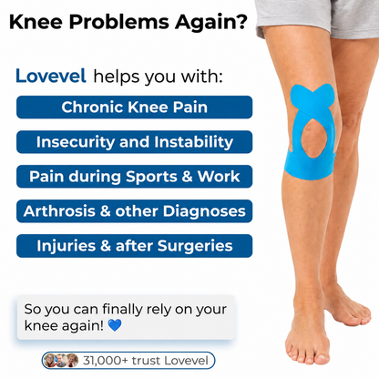 Lovevel™ Knee Pajamas — Pre-Cut Kinesiology Tape