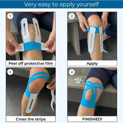 Lovevel™ Knee Pajamas — Pre-Cut Kinesiology Tape