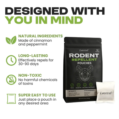 Lovevel® Natural Rodent Repellent Pouches
